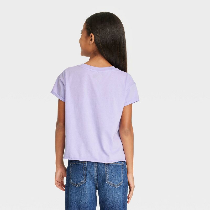Girls&#39; Sonic the Hedgehog Boyfriend Short Sleeve Graphic T-Shirt - Lavender, 3 of 4