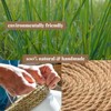 Aoibox Round Woven Placemats Set of 6,Handmade Natural Wicker Placemats for Holiday Wedding Home,Slip Heat Resistant Rattan Chargers for Dinner Plates - 4 of 4