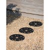 A1HC Multi-Functional 12"x12" Garden Stepping Stone Mat Set of 4, Heavy-Duty Rubber Paisley Bronze - 2 of 4