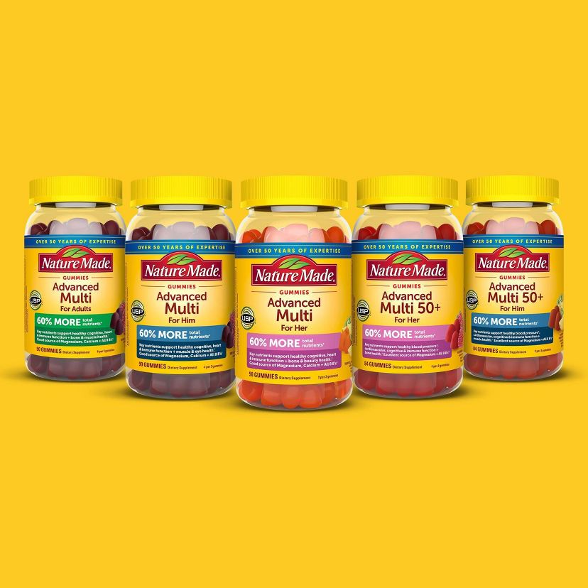 Nature Made Advanced Multi Gummies Collection