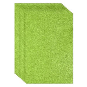 Unique Bargains EVA Shiny Powder DIY Craft Adhesive Foam Sheets 0.08" Thick 10 Pcs - 1 of 4