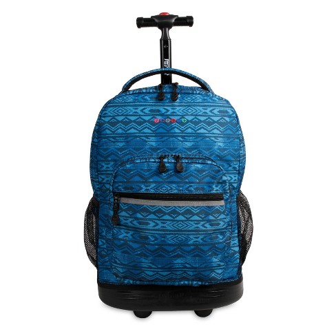 J world 2025 backpack with wheels