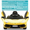 Garvee 12V Licensed Lamborghini Kids Electric Ride-On Car with Remote Control LED Lights and Sound System - 2 of 4