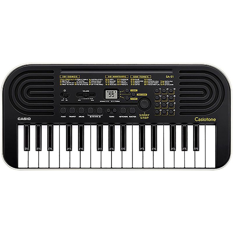 Casio SA-51 32-Key Mini Portable Keyboard Black, 1 of 5