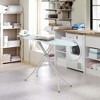Costway Compact & Portable Ironing Board with Iron Rest Removable Cover Sturdy Metal Frame Gray/Blue - 2 of 4