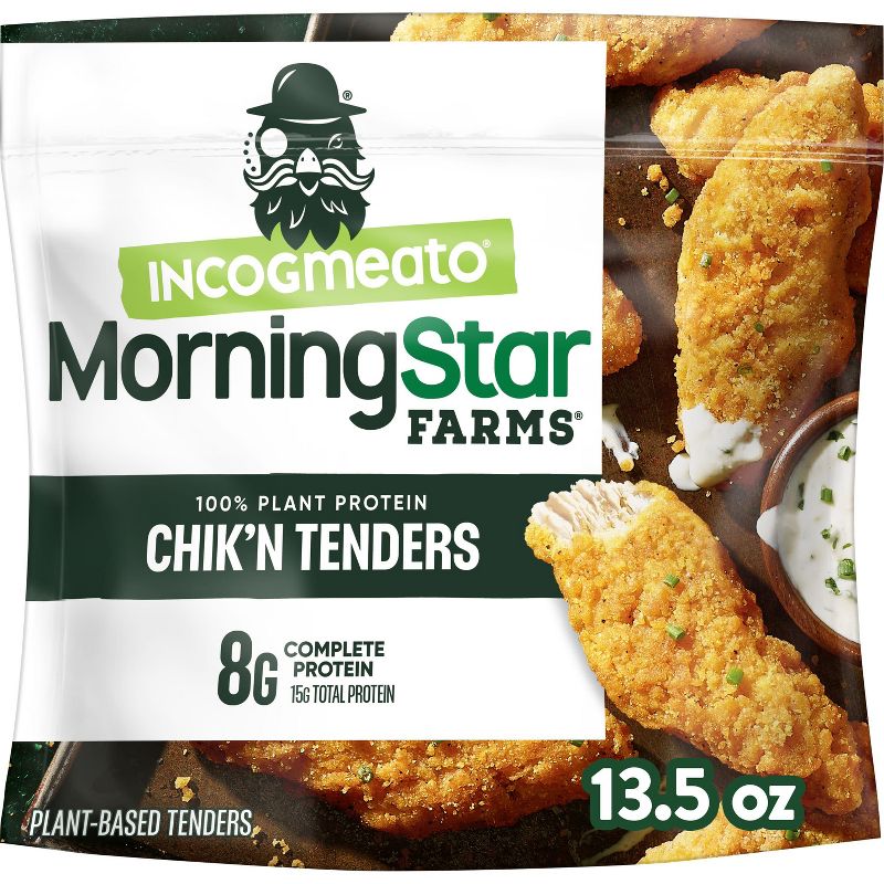 Morningstar Farms Incogmeato Original Frozen Chik&#39;n Tenders - 13.5oz, 1 of 11