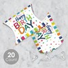 Big Dot of Happiness Cheerful Happy Birthday - Favor Gift Boxes - Colorful Birthday Party Petite Pillow Boxes - Set of 20 - 2 of 4