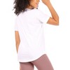 RAE DUNN - Women's Short Sleeve Shirttail Hem T-Shirt - 3 of 4