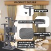 BestMassage Cat Tree 54/70 Inch Cat Tower with Sisal Scratching Post - 3 of 4