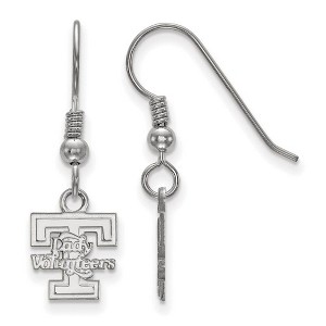 Black Bow Jewelry Sterling Silver Tennessee Volunteers NCAA Dangle Earrings - 1 of 3