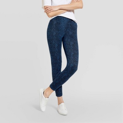 women's printed denim jeans