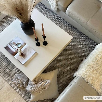 Gowan Cream Low Pile Polyester Runner Rug