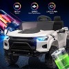 24V 2-Seater Kids Ride On Truck, Electric Car Toy with Remote, LED Lights, MP3, Back Storage & Soft Start - 2 of 4