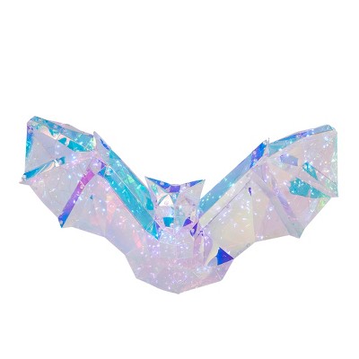 Christmas Prismatic Iridescent Phantom Bat 20", LED lights