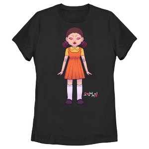 Women's Squid Game Giant Doll T-Shirt - 1 of 4