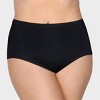 Fit for Me by Fruit of the Loom Women's Plus 6pk Microfiber Classic Briefs - Black/Gray/Beige - 3 of 4