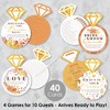 Big Dot of Happiness Fall Foliage Bride - 4 Autumn Leaves Bridal Shower Games - 10 Cards Each - Gamerific Bundle - 2 of 4
