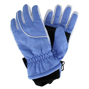 Grand Sierra Girl's 4-6 Waterproof Taffeta Winter Ski Gloves - 1 of 2
