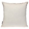HomeRoots 18" Blue and Pink Damask Cotton Throw Pillow - 4 of 4