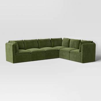 6pc Haven French Seam Modular Sectional - Threshold™