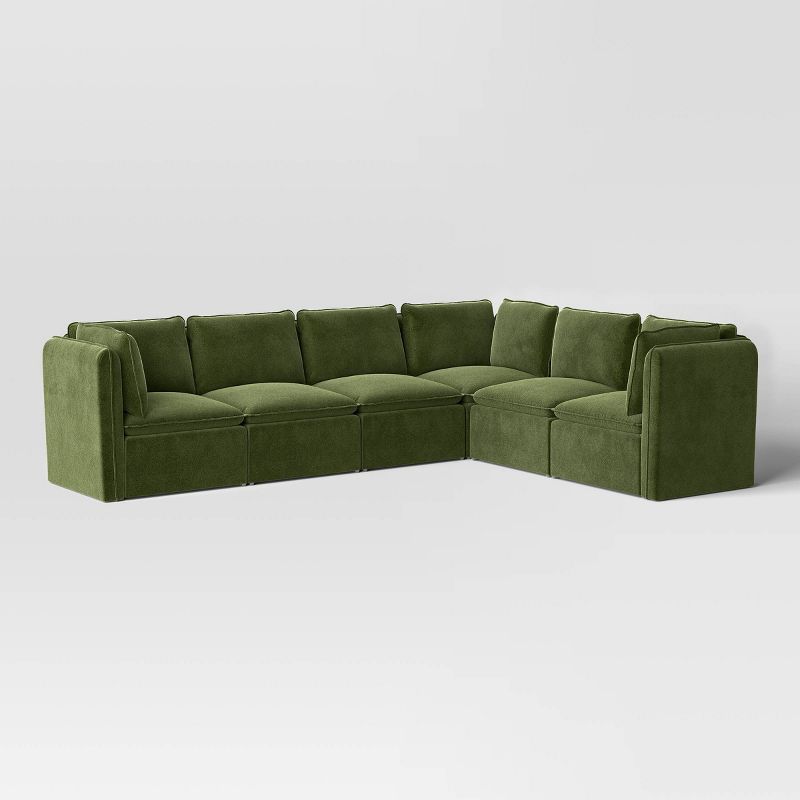 6pc Haven French Seam Modular Sectional - Threshold™, 1 of 3