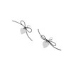 Unique Bargains Lace-Up Heart Shoelace Charms 1 Pair - 4 of 4