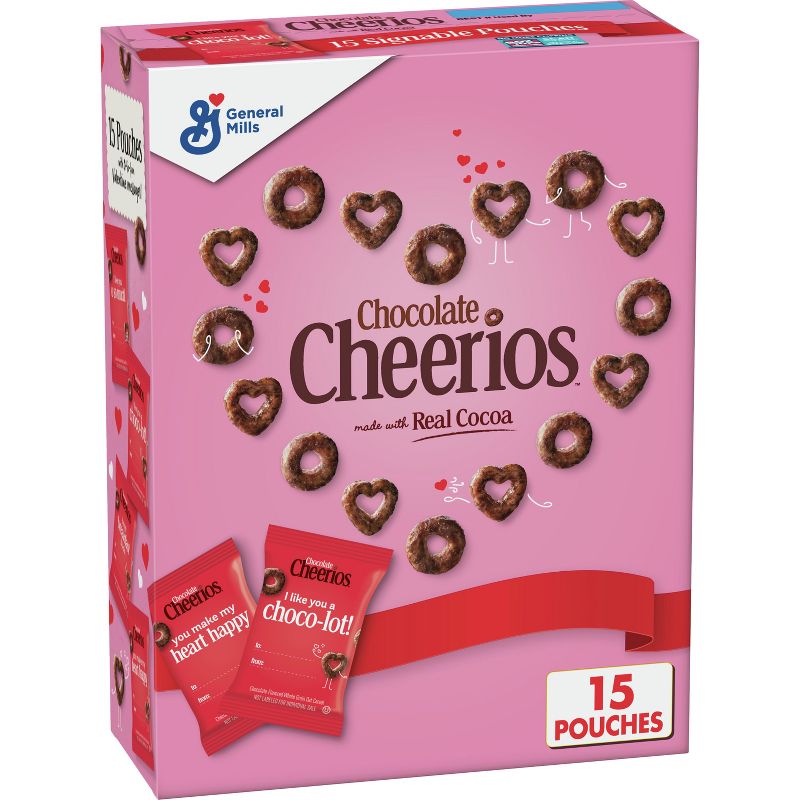 Valentine&#39;s Chocolate Cheerios Multipack - 4.35oz, 1 of 12