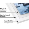 Americanflat 11x14 Floating Frame in White with Polished Glass and Hanging Hardware Included - Also Use 8x10 or 5x7 Photos for Floating Effect - 3 of 4