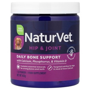 NaturVet Daily Bone Support, Hip & Joint, For Dogs, 1 lb (453 g) - 1 of 4