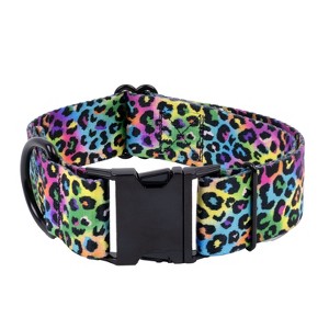 Country Brook Petz HossFit Jr Wide Premium  Dog Collar - Animal Print Collection - 1 of 4