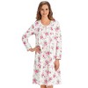 Collections Etc Long Sleeve Flannel Nightgown - 3 of 3