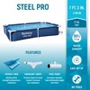 Bestway Steel ProRectangular Metal Frame Above Ground Outdoor Backyard Swimming Pool - 2 of 4