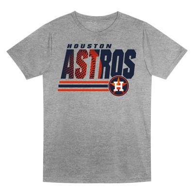 MLB Houston Astros Boys' Gray Poly T-Shirt