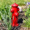 Sunnydaze Metal Fire Hydrant Outdoor Garden Statue Decor with Red Finish - 2 of 4