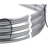 7x3x1 FT Galvanized Raised Garden Bed,Outdoor Oval Metal Planter Box,Large Raised Garden Bed,Vegetables Growing Planter for Backyard Patio Gardener - 3 of 4