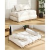 GustoWave Folding Sofa Bed, Convertible Sleeper Chair with Pillow Comfy Mattress with Back Support, Portable Fold Out Chair Bed - 2 of 4