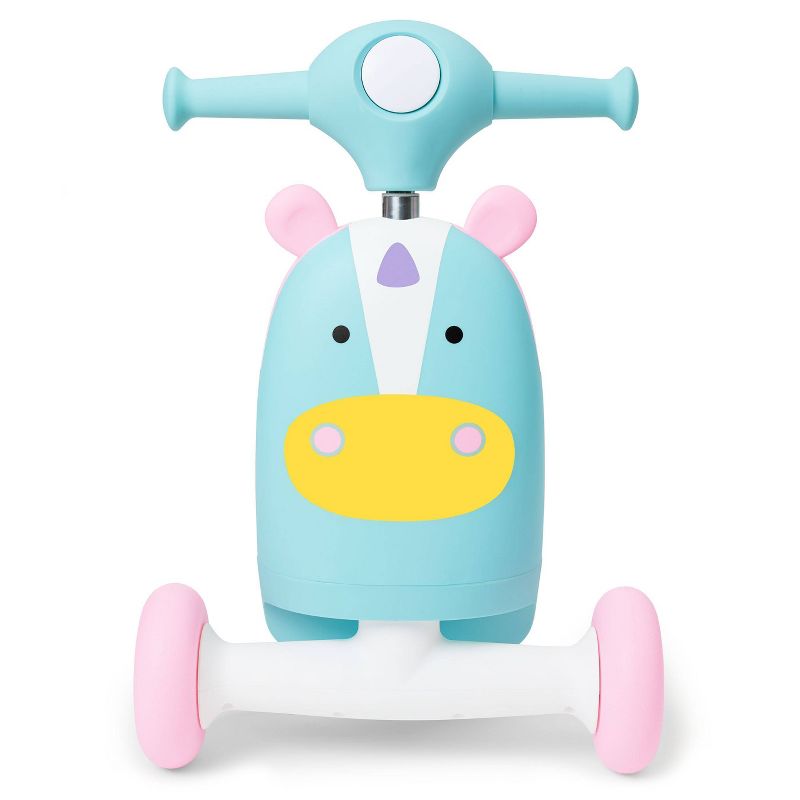 Skip Hop Kids&#39; 3-in-1 Ride On Scooter and Wagon Toy - Unicorn, 3 of 17