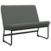 vidaXL Bench Dark Gray 39.4 in.x29.5 in.x29.9 in. Fabric - 2 of 4