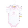 Hudson Baby Infant Girl Cotton Bodysuits, Fairy Princess - 2 of 4