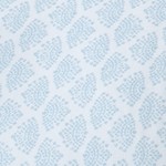dotted fan print ice blue