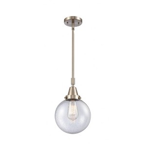Beacon - 1 Light Stem Hung Mini Pendant In Industrial Style-12.63 Inches Tall and 8 Inches Wide - 1 of 1
