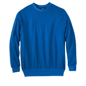 KingSize Men's Big & Tall French Terry Crewneck Sweatshirt - 1 of 4
