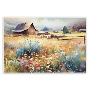 Stupell Industries Horse in Farmhouse Meadow, 10" x 15" - 1 of 4