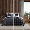 Eddie Bauer Cabin Plaid Comforter Set Gray - 2 of 4