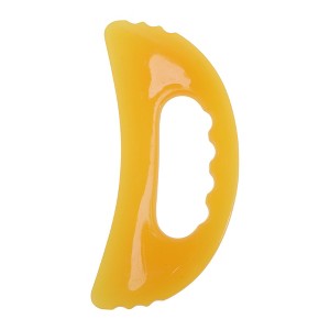 Unique Bargains Gua Sha Facial Massage Beauty Tool Yellow 1 Pc - 1 of 4