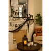 Transpac Dolomite Slim Black and White Pumpkins Set of 3 for Halloween Decorative Objects - 2 of 3