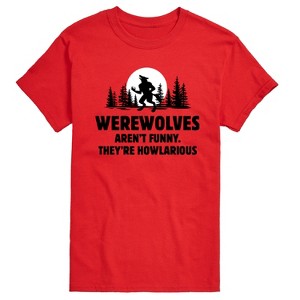 Men's - Instant Message - Werewolves Arent Funny Short Sleeve Graphic T-Shirt - 1 of 4