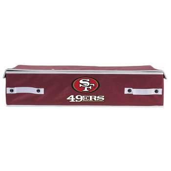 NFL Franklin Sports San Francisco 49Ers Under The Bed Storage Bins - Large