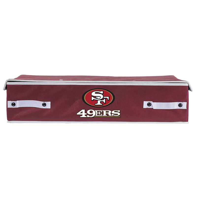 NFL Franklin Sports San Francisco 49Ers Under The Bed Storage Bins - Large, 1 of 5