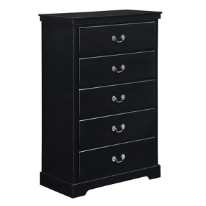 NicBex  Dresser for Bedroom,Chest of Drawers with Satin Nickel Tone Drop Handles Design,Storage Dressers for Bedroom - 1 of 4